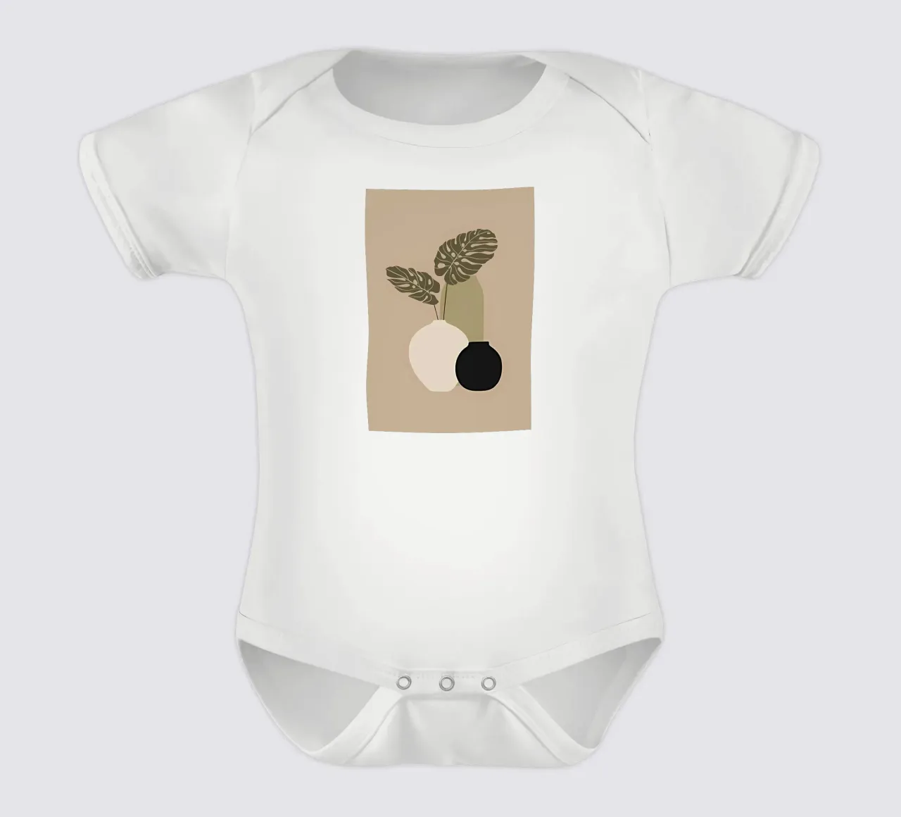 Schaduwen van Sereniteit babyrompertje korte mouwen van Jose