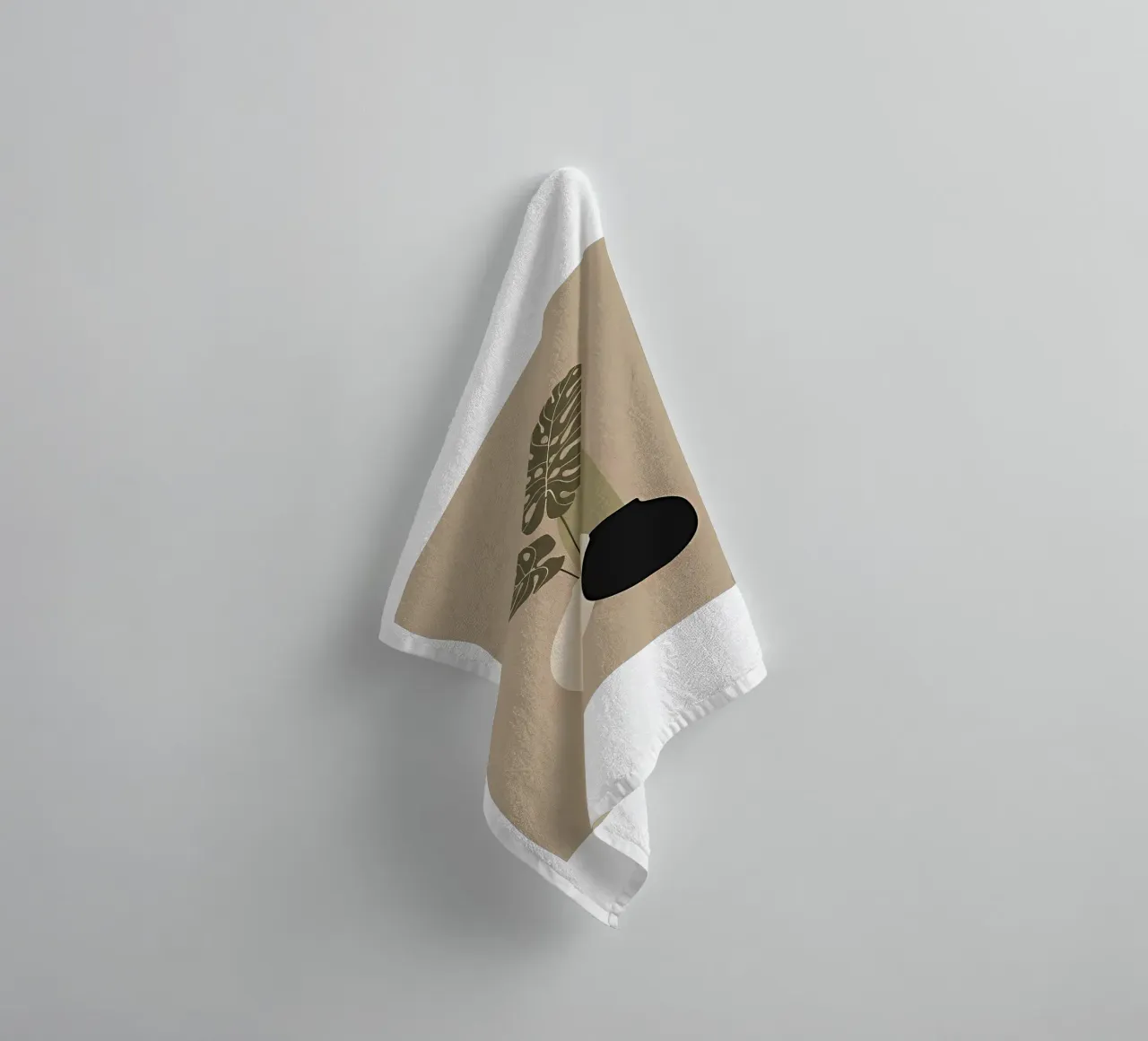 Schaduwen van Sereniteit badhanddoek van Jose