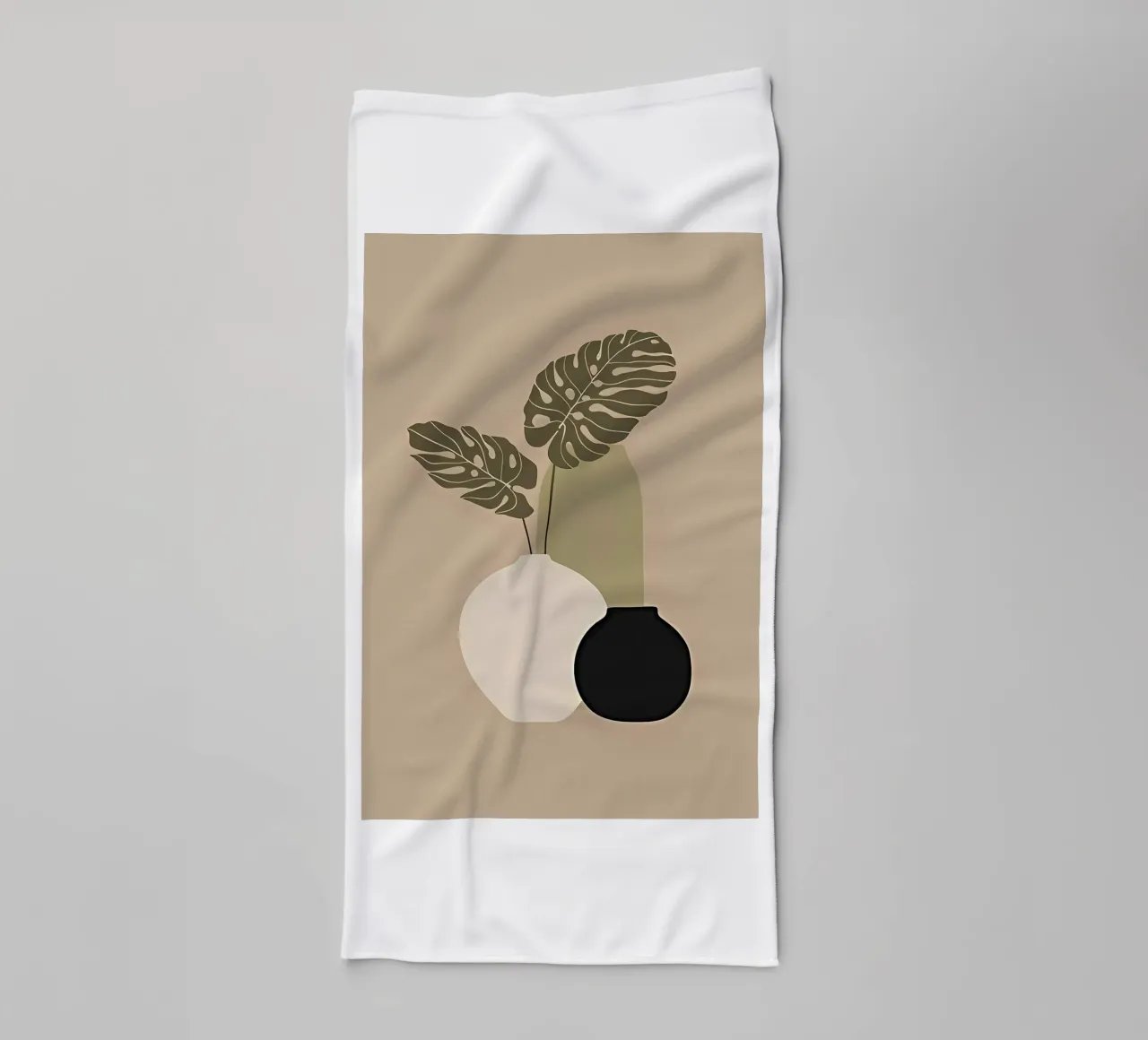 Schaduwen van Sereniteit badhanddoek van Jose