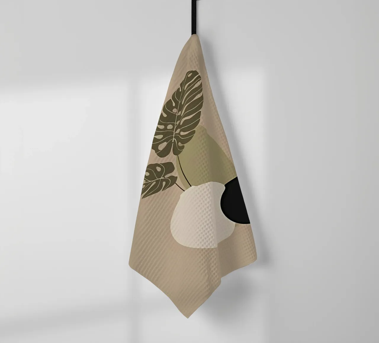 Schaduwen van Sereniteit theedoek van Jose