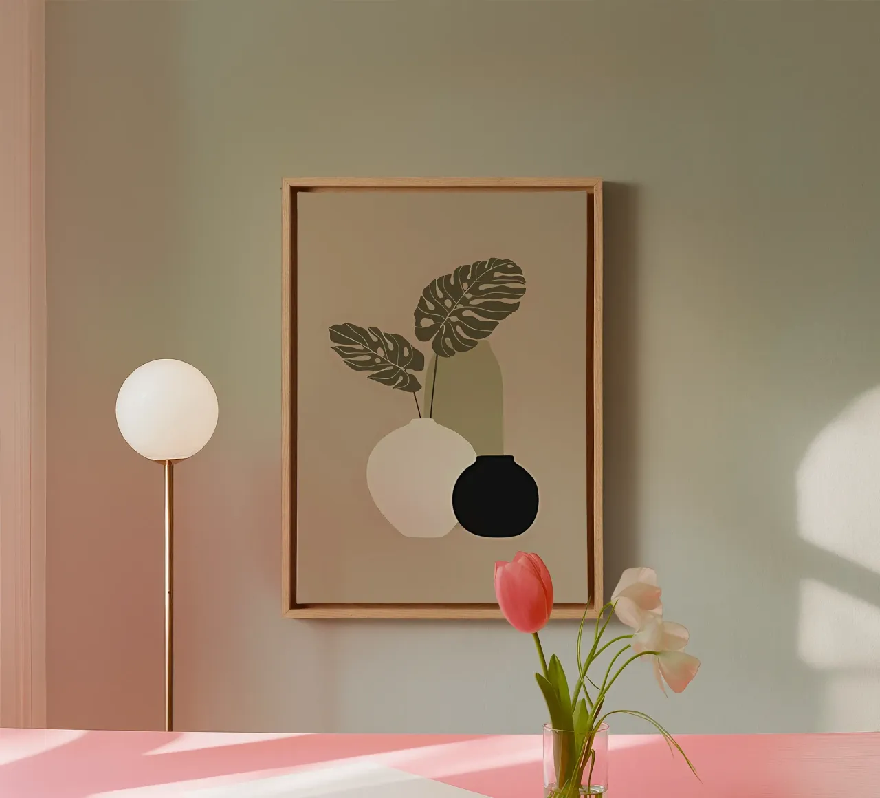 Schaduwen van Sereniteit canvas van Jose