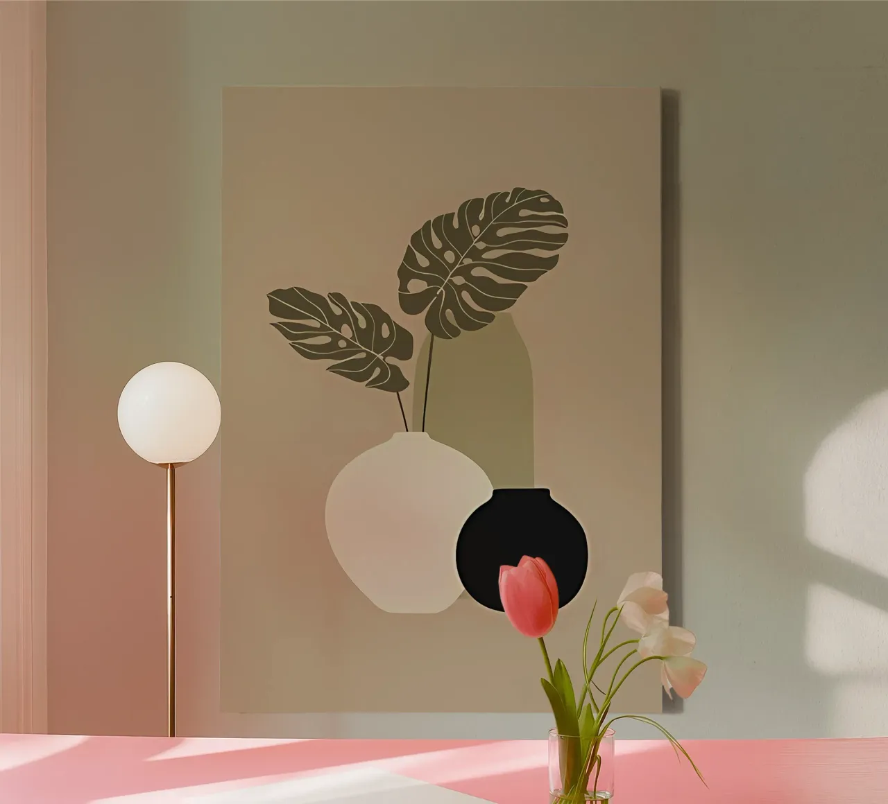 Schaduwen van Sereniteit canvas van Jose