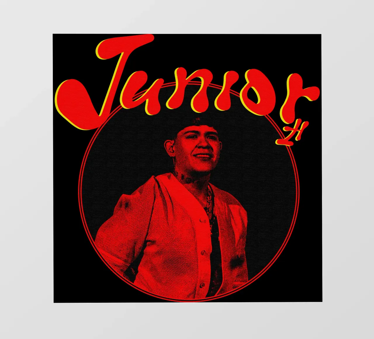 Design Red face Classic - Junior H pellicola backlit da igoshartwrks