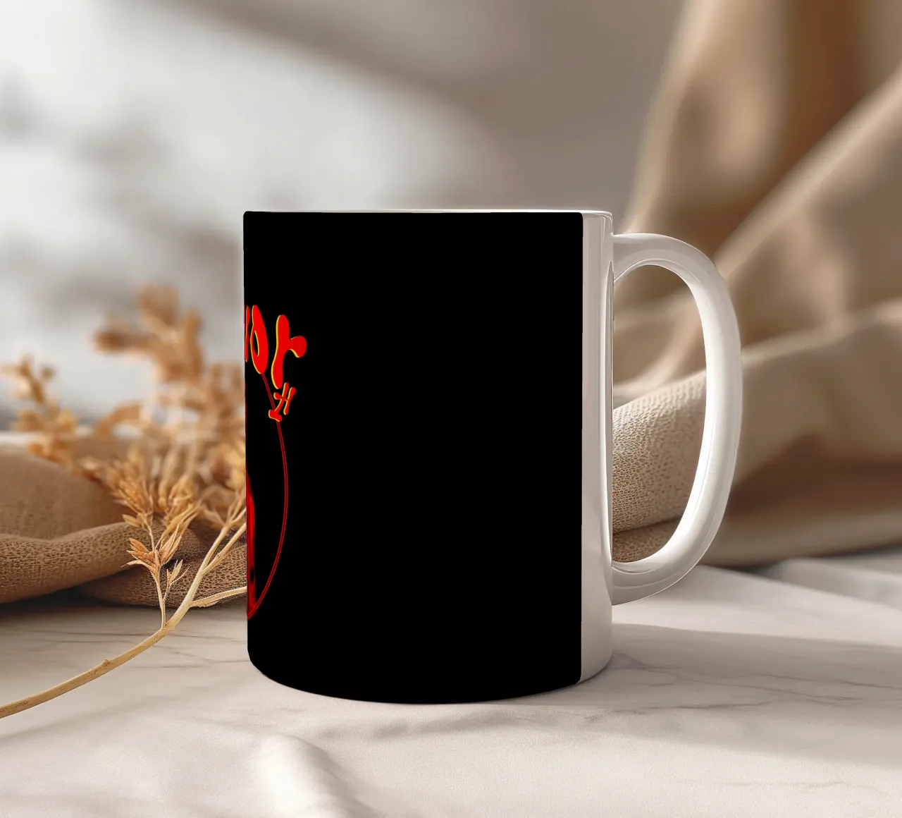 Design Red face Classic - Junior H tazza in ceramica da igoshartwrks