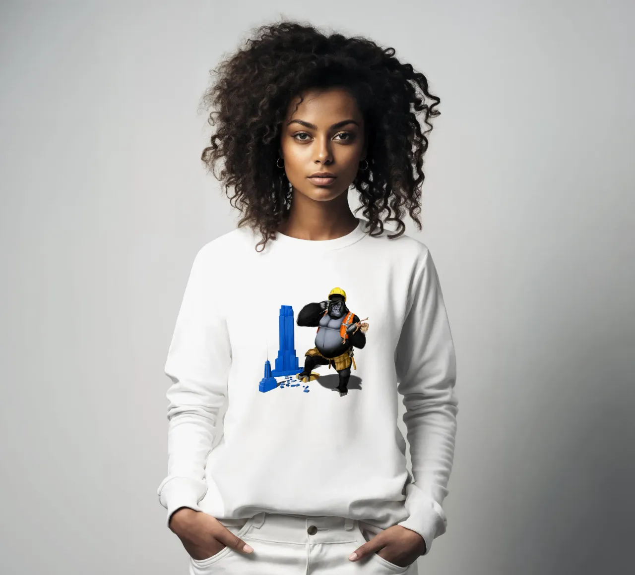 Building an Empire (Coloured) felpa da Rob Art | Illustration