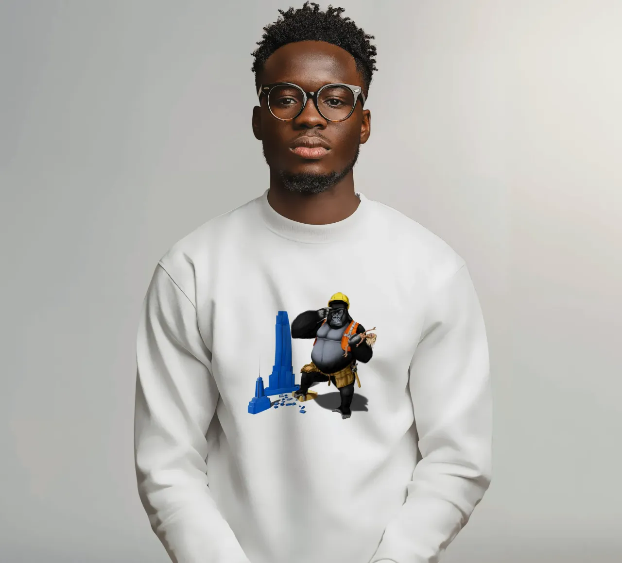 Building an Empire (Coloured) felpa da Rob Art | Illustration