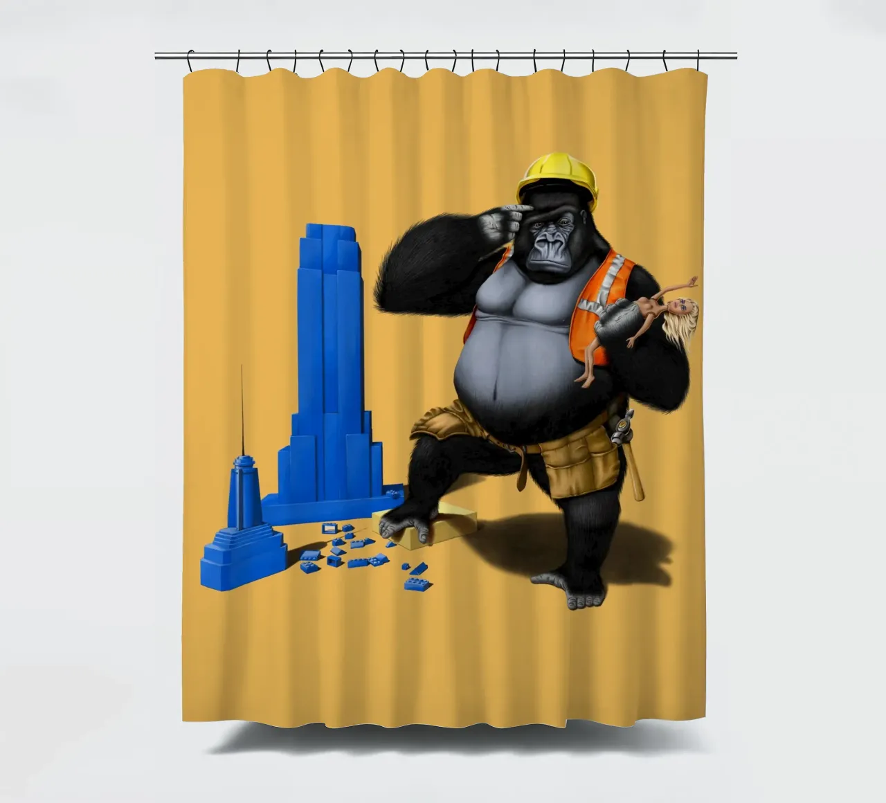 Building an Empire (Coloured) tenda da doccia da Rob Art | Illustration