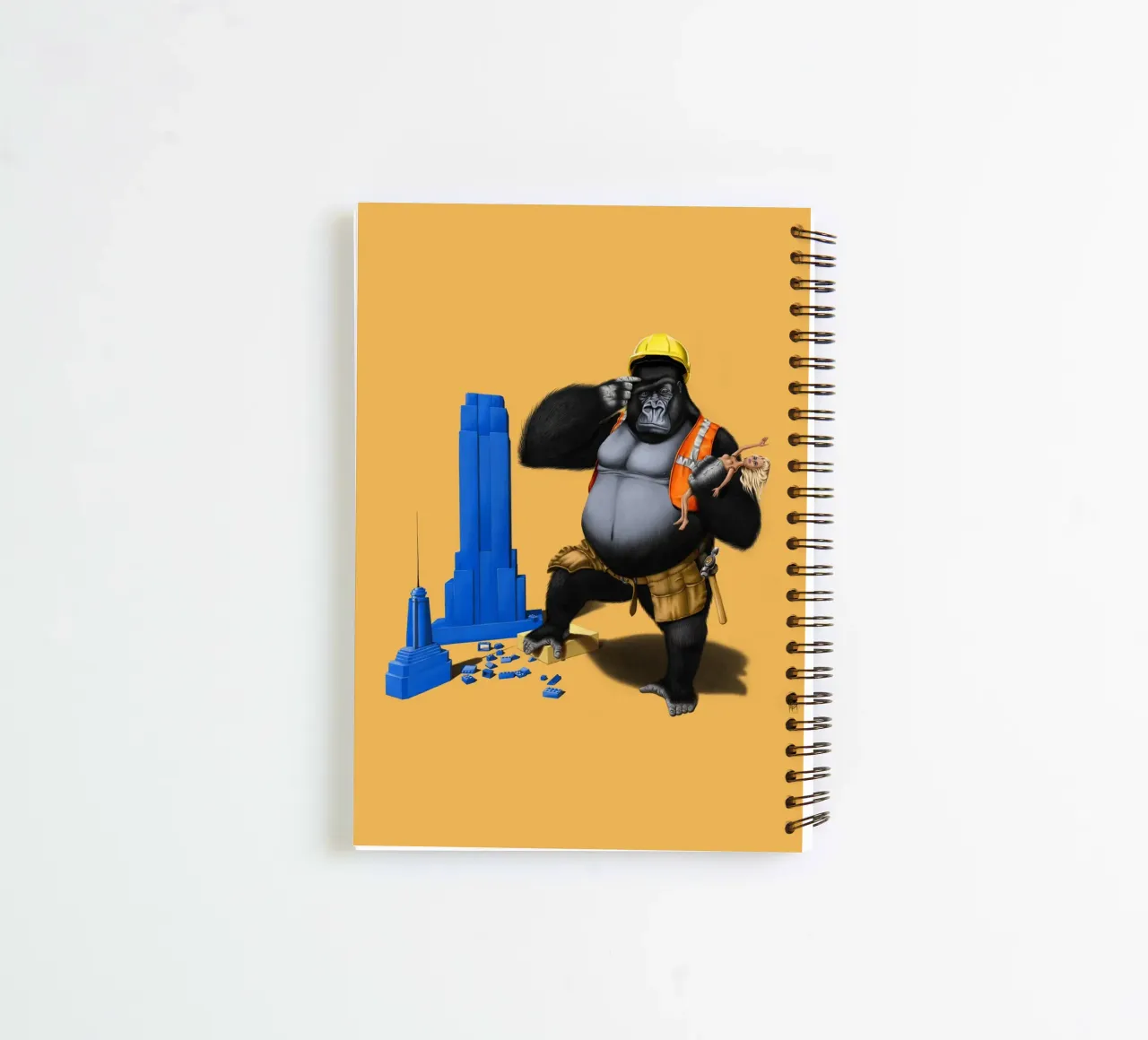 Building an Empire (Coloured) spiral notebook by Rob Art | Illustration