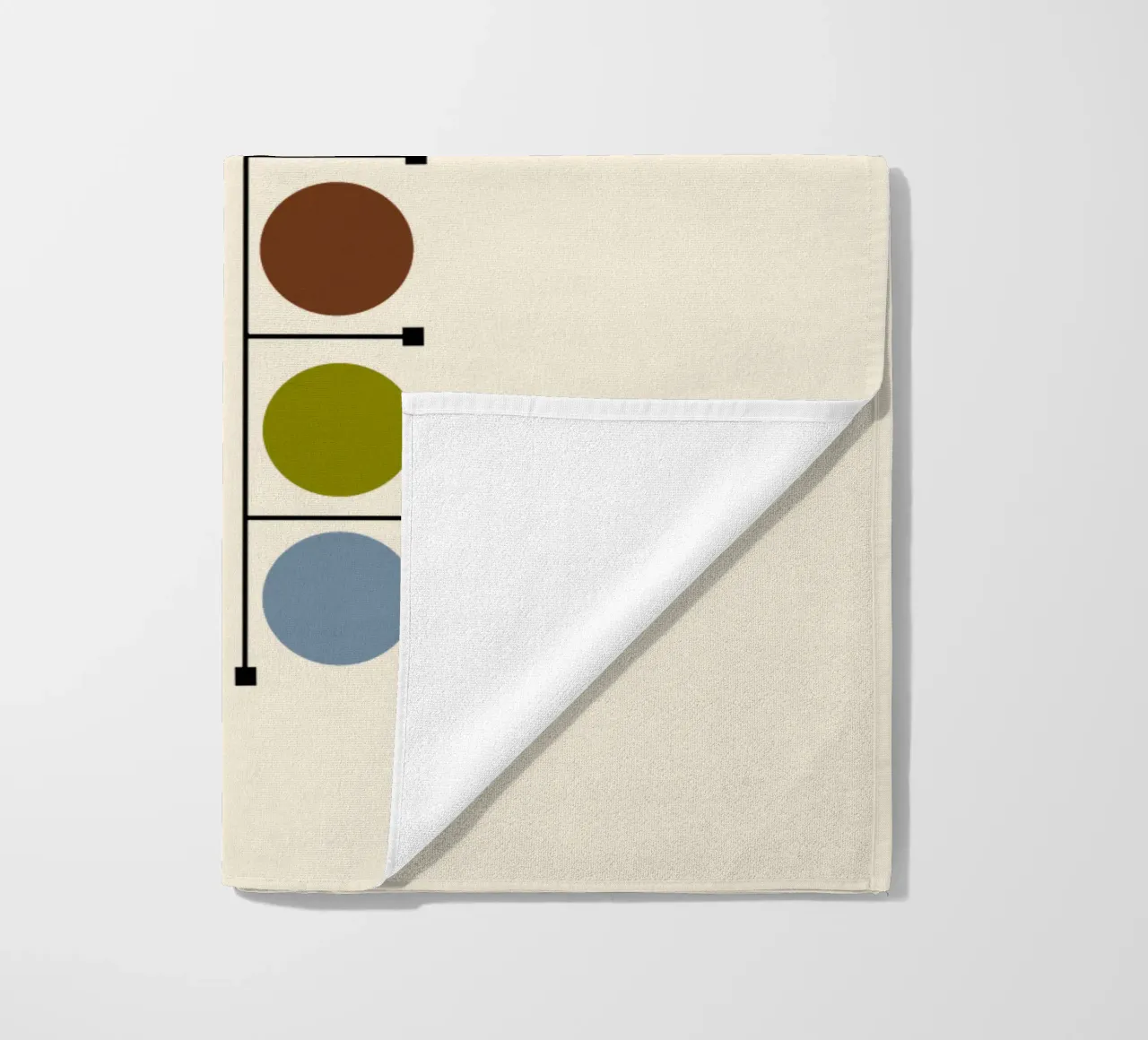 Atomic age shapes deco telo mare da TijanaArtStudio88