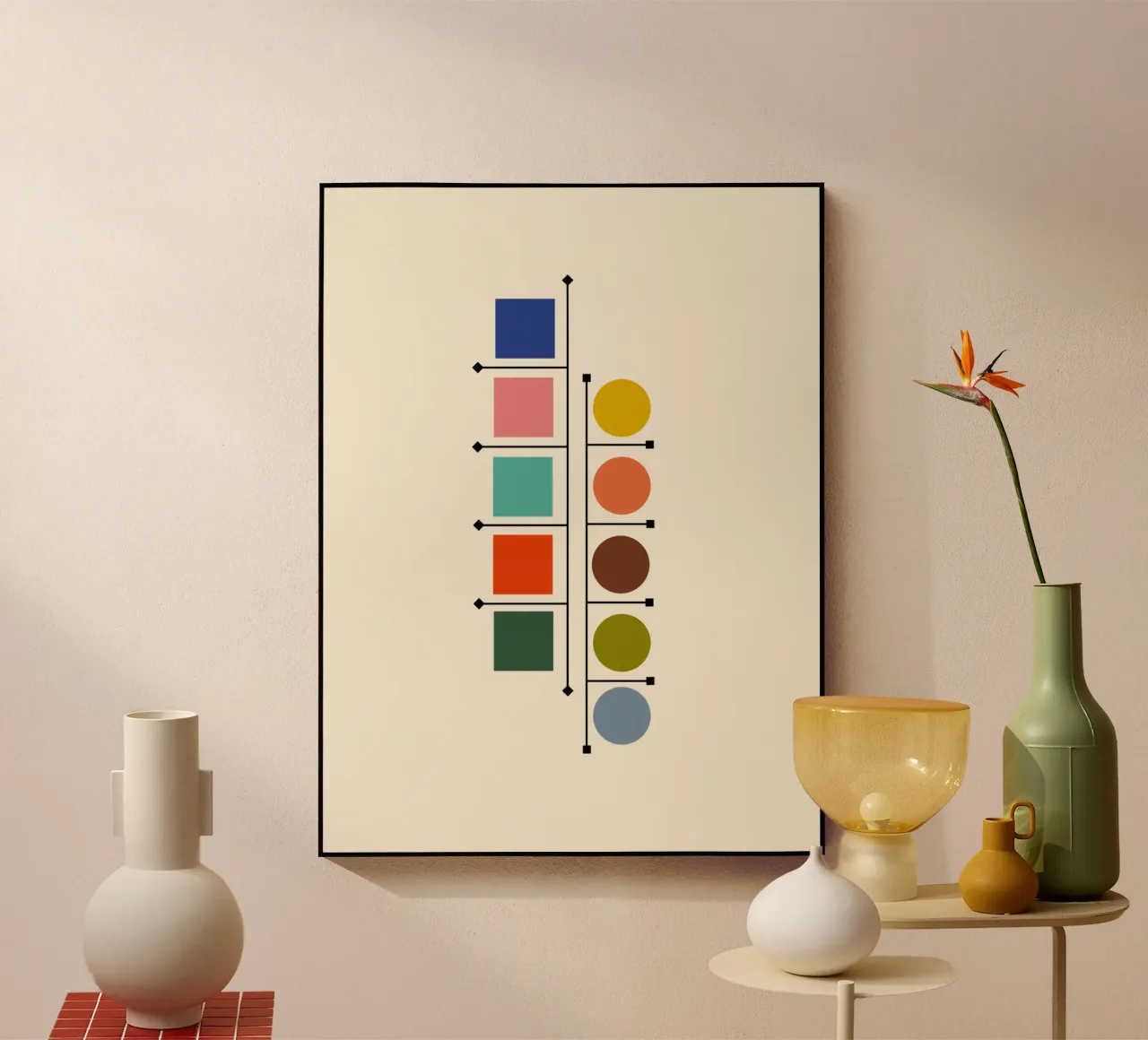 Atomic age shapes deco plexiglass da TijanaArtStudio88