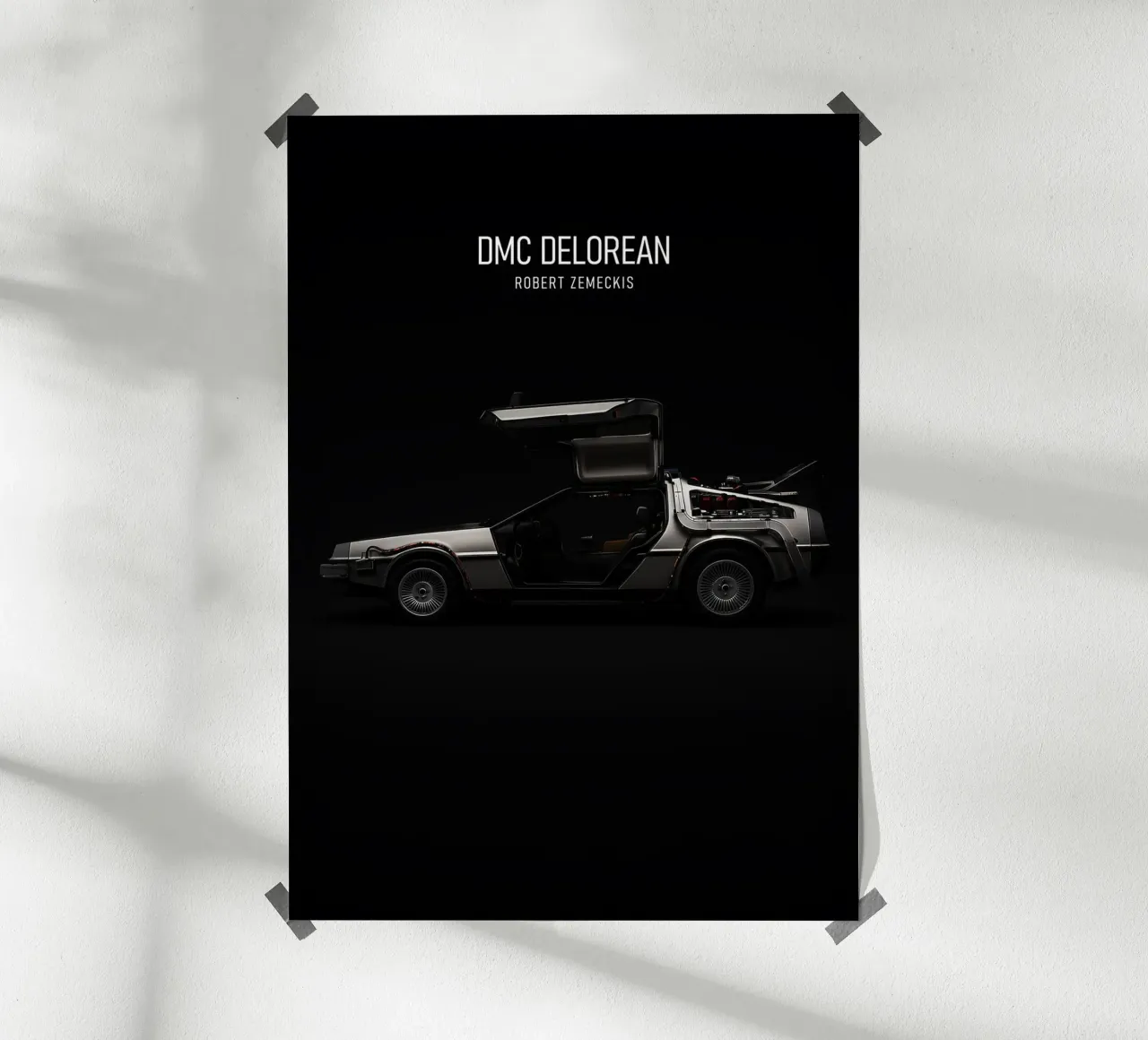 Back to the Future poster con telaio in legno da AlexAuto