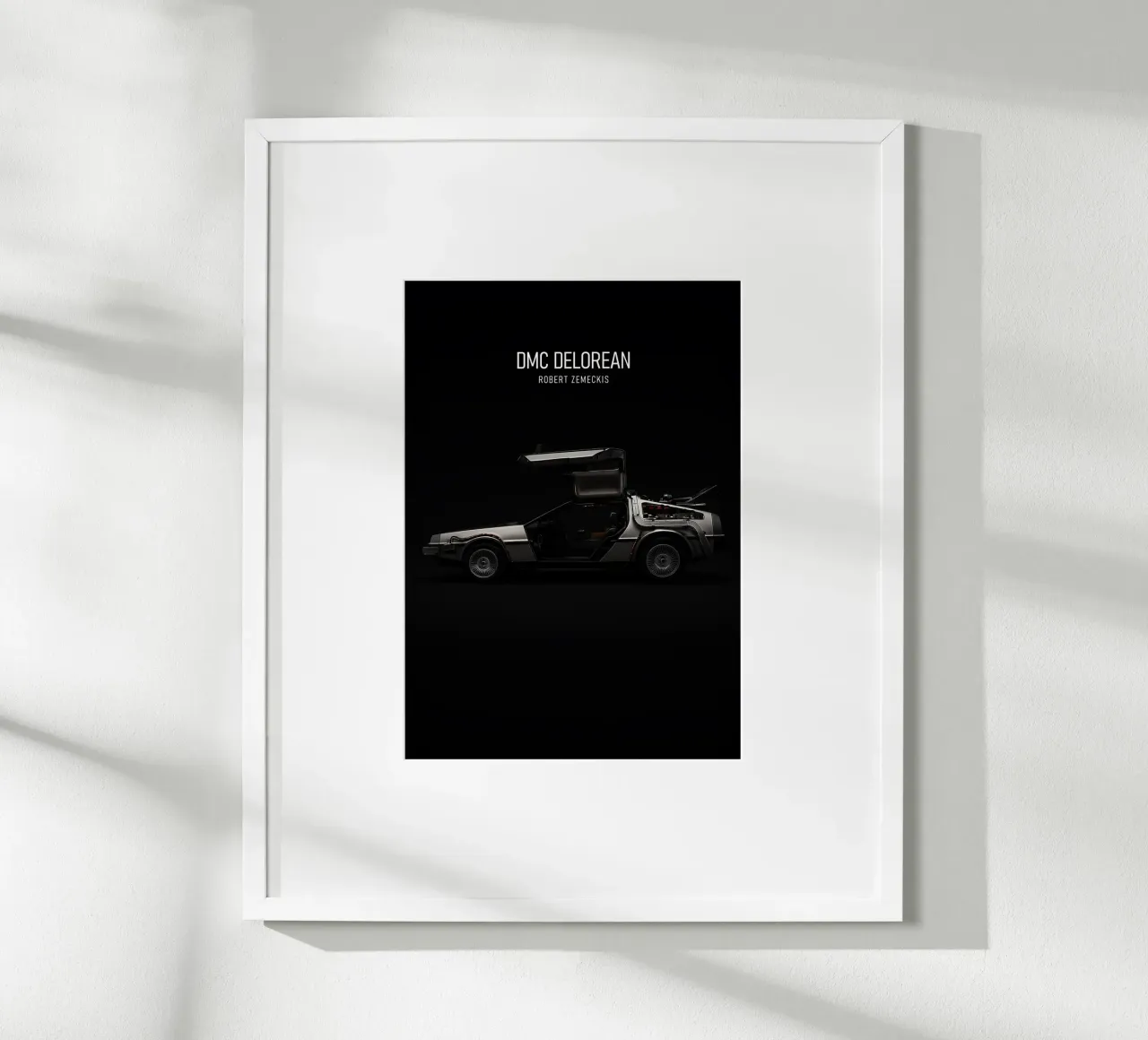 Back to the Future poster con telaio in legno da AlexAuto