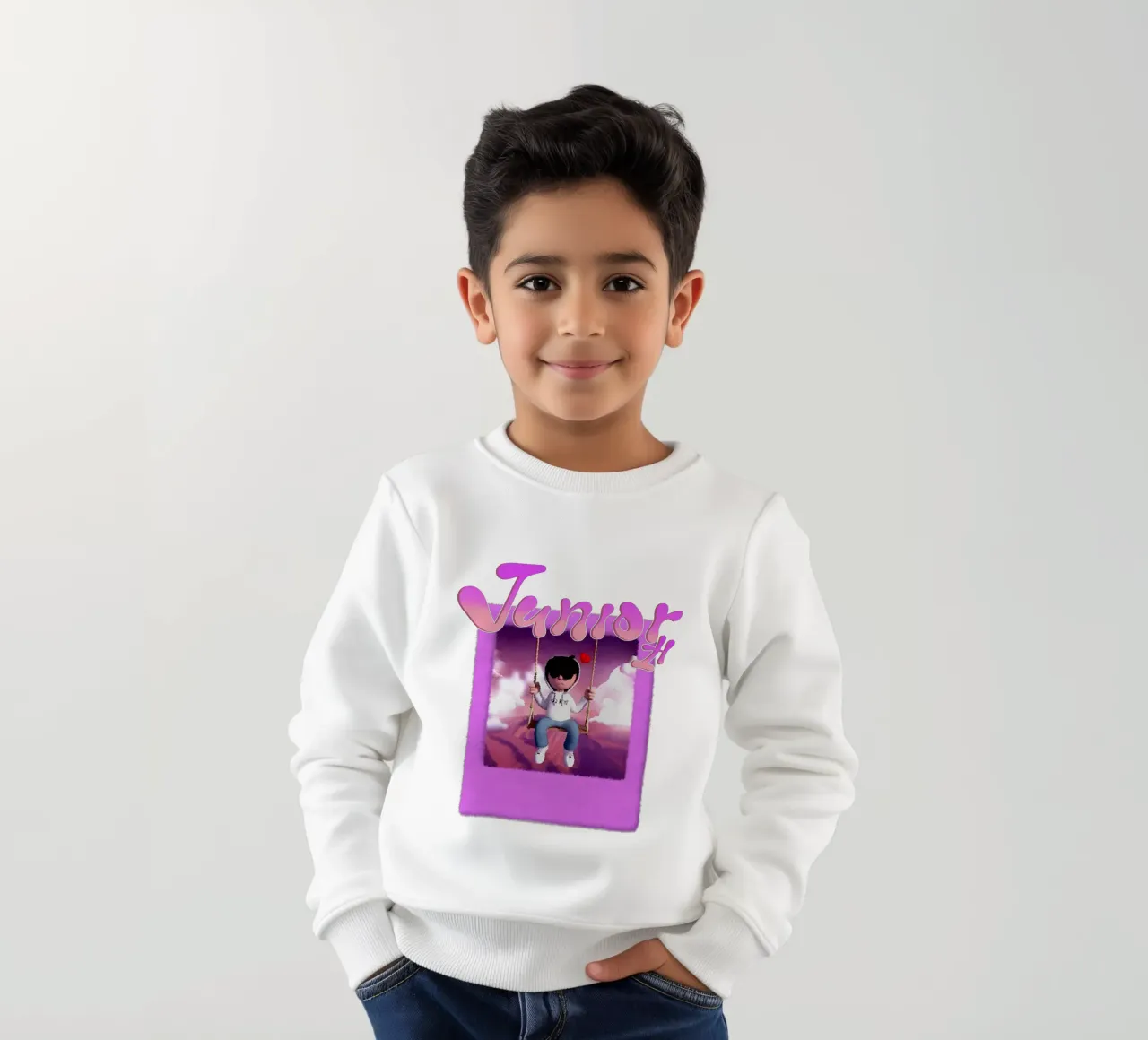 Ragazzi belli e tristi Viola Classico felpa bambino da igoshartwrks
