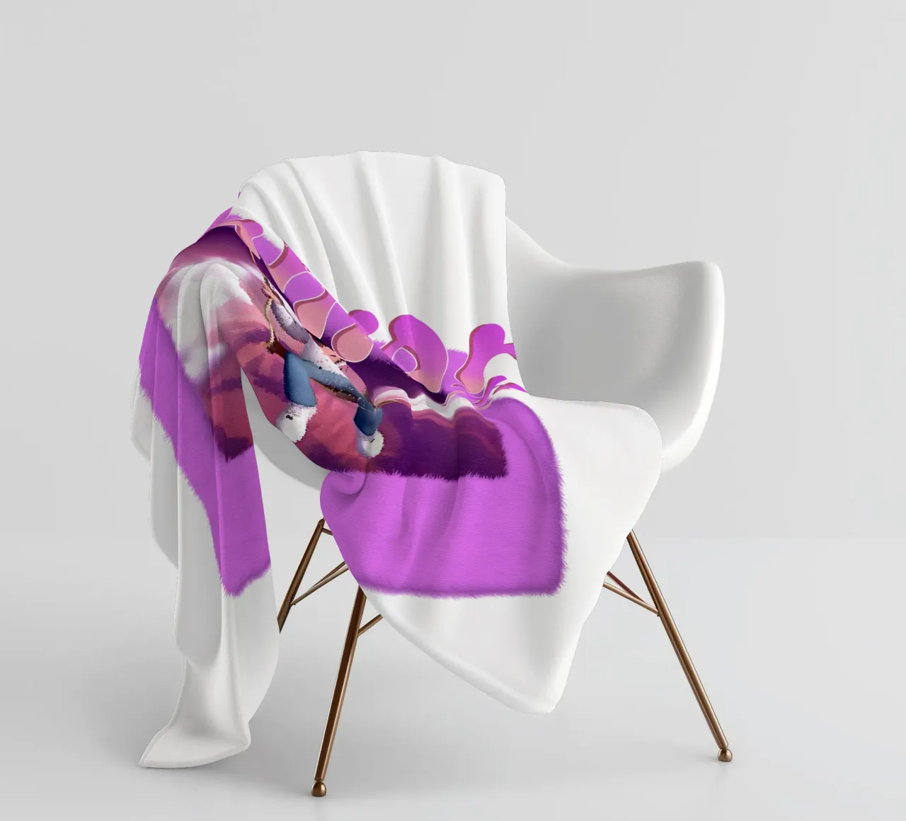Ragazzi belli e tristi Viola Classico coperta in pile da igoshartwrks