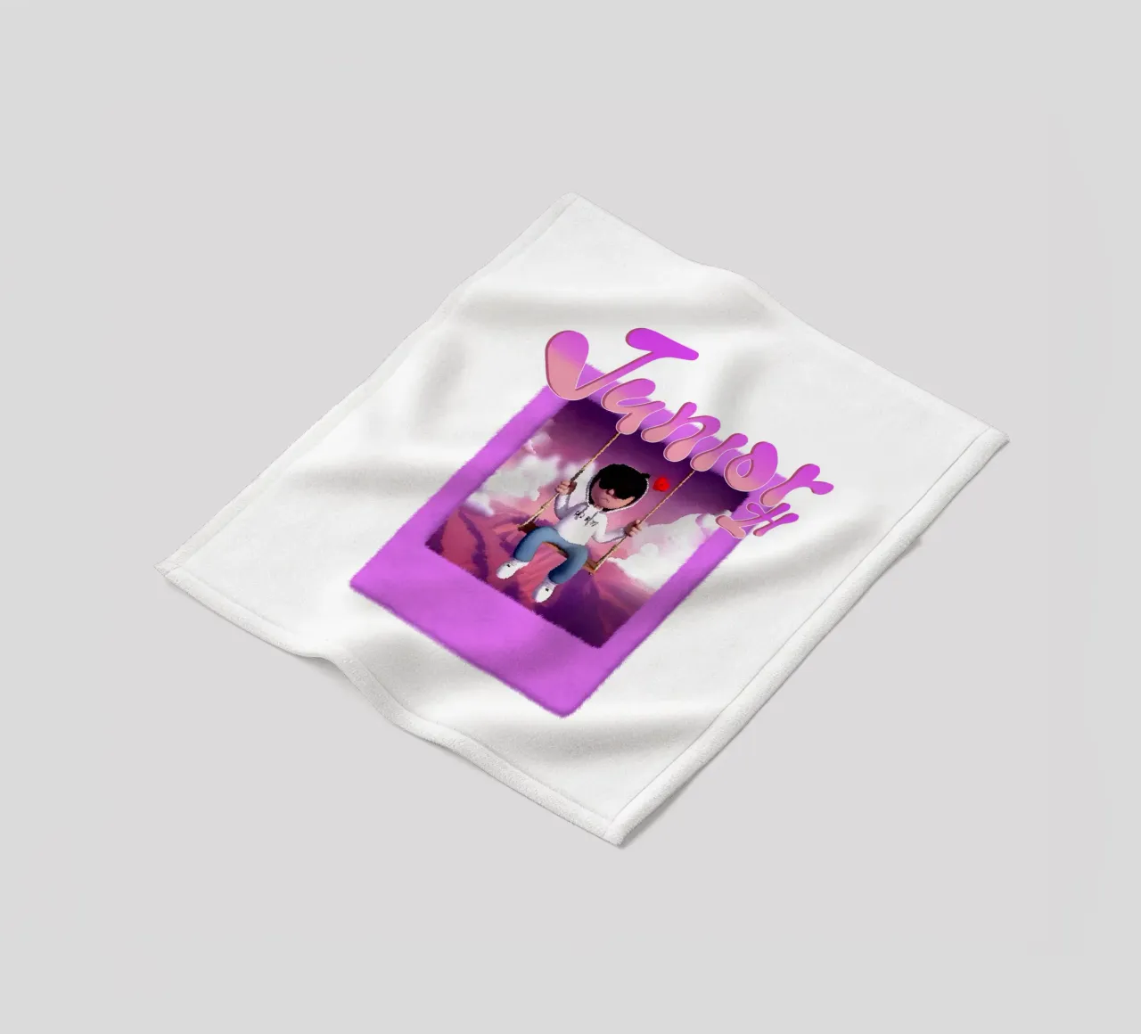 Ragazzi belli e tristi Viola Classico coperta in pile da igoshartwrks