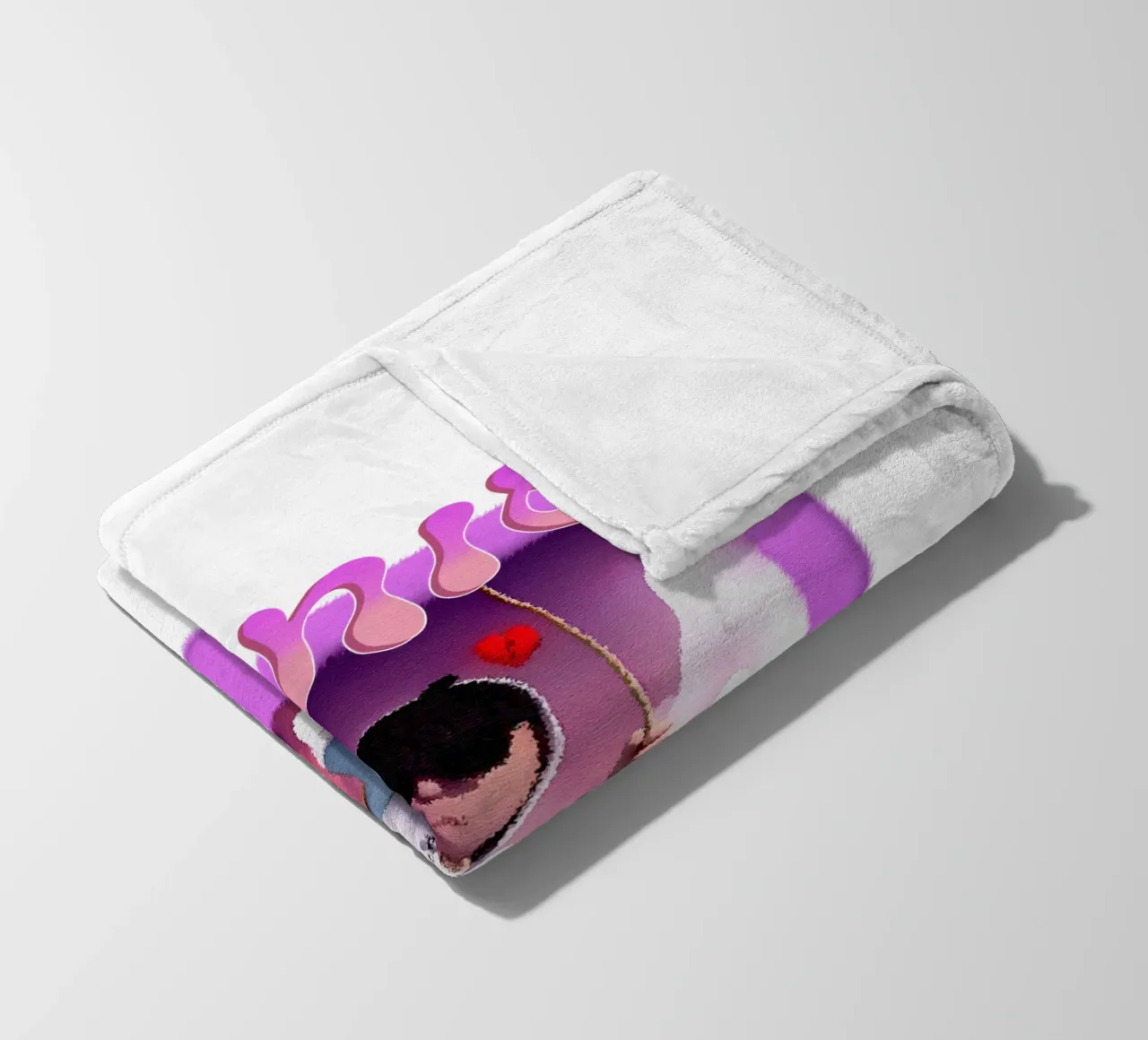 Ragazzi belli e tristi Viola Classico coperta in pile da igoshartwrks