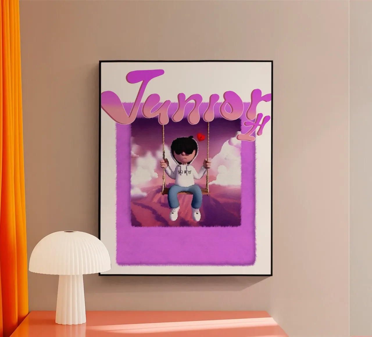 Ragazzi belli e tristi Viola Classico plexiglass da igoshartwrks