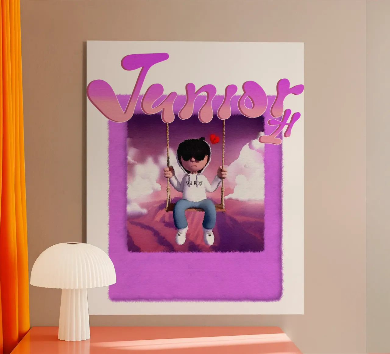 Ragazzi belli e tristi Viola Classico plexiglass da igoshartwrks