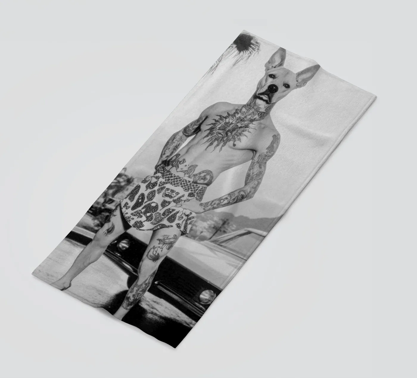 Luan strandhanddoek van Affiches Chien Originales – Dogland