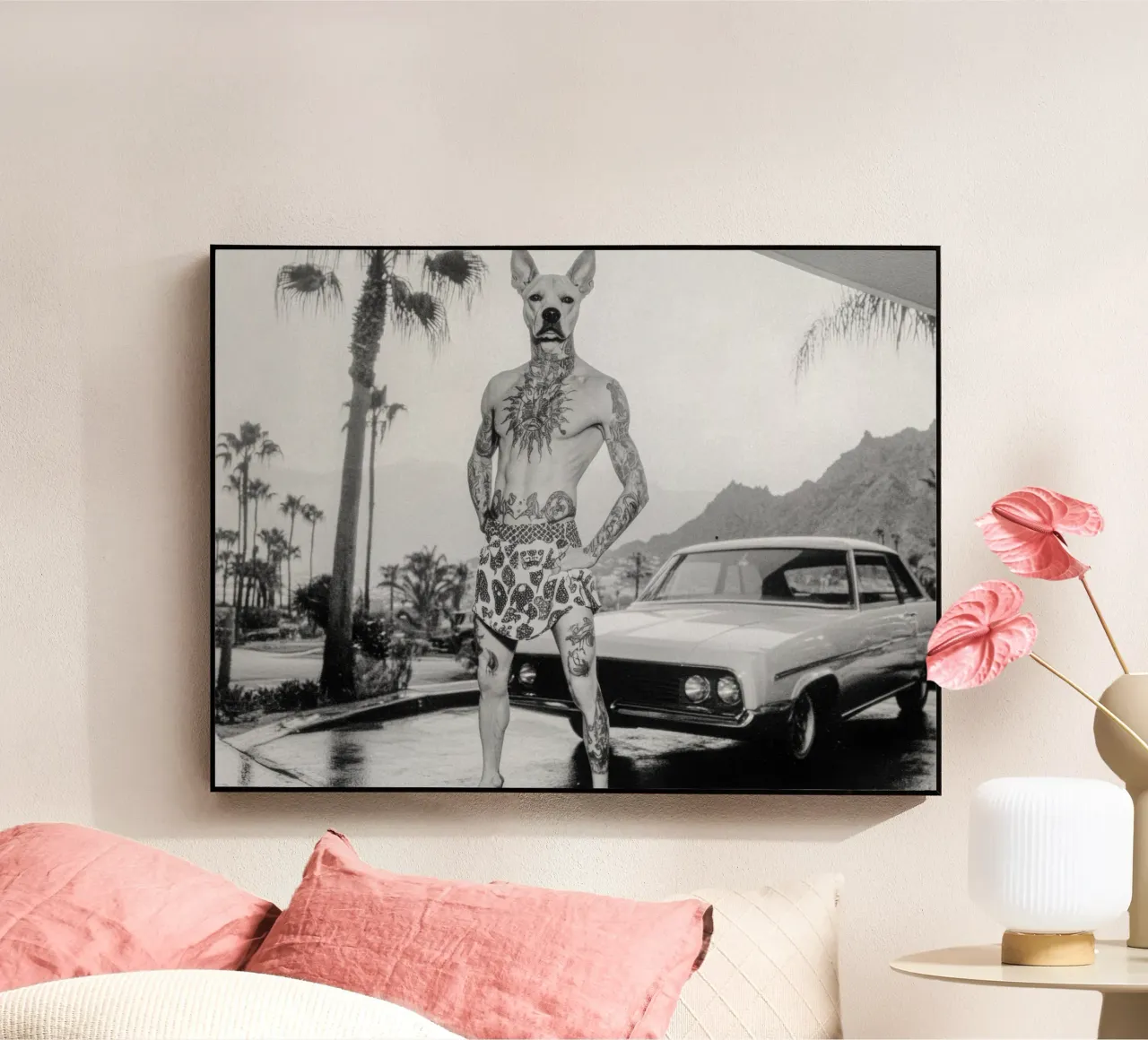 Luan acryl van Affiches Chien Originales – Dogland