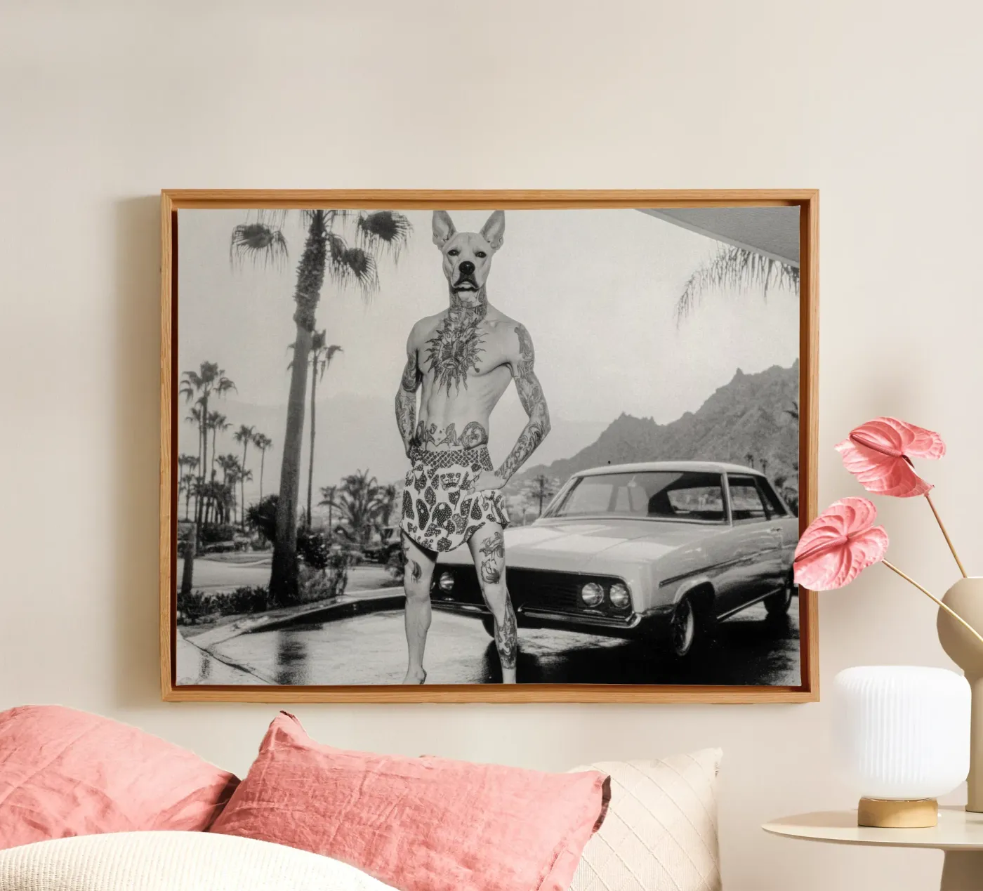 Luan canvas van Affiches Chien Originales – Dogland