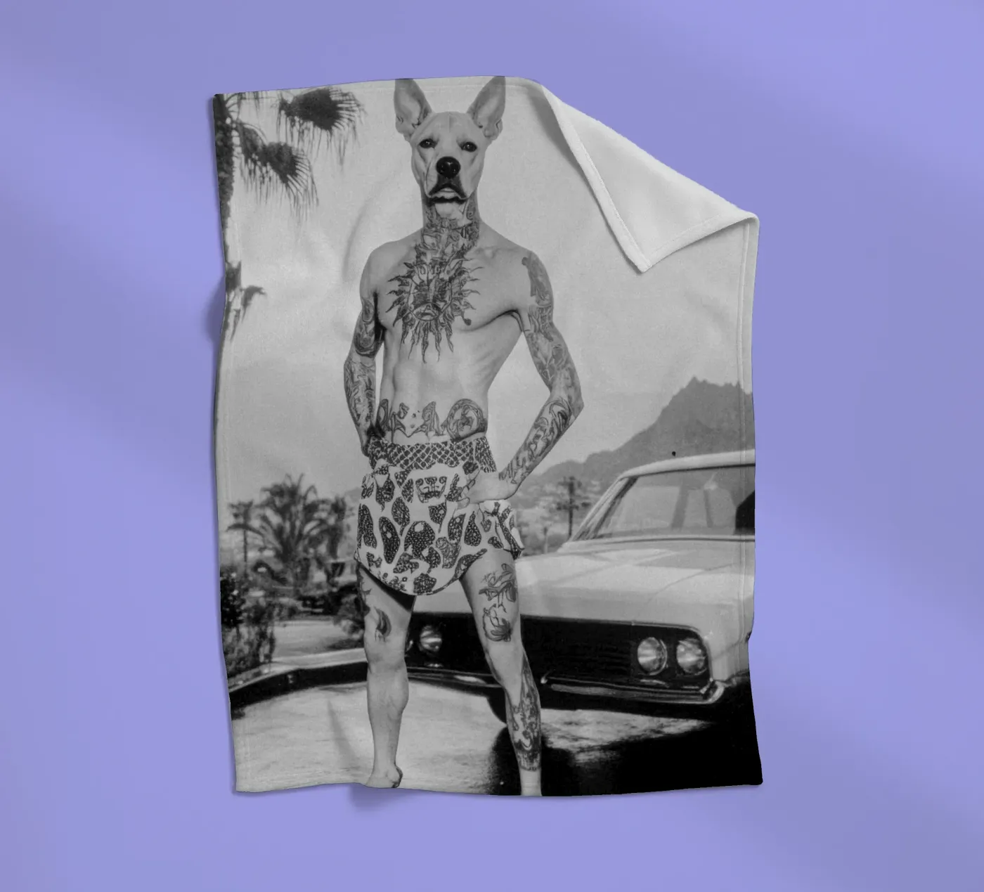 Luan coperta in pile da Affiches Chien Originales – Dogland