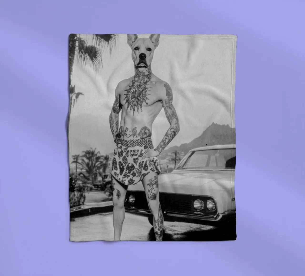 Luan fleecedeken van Affiches Chien Originales – Dogland