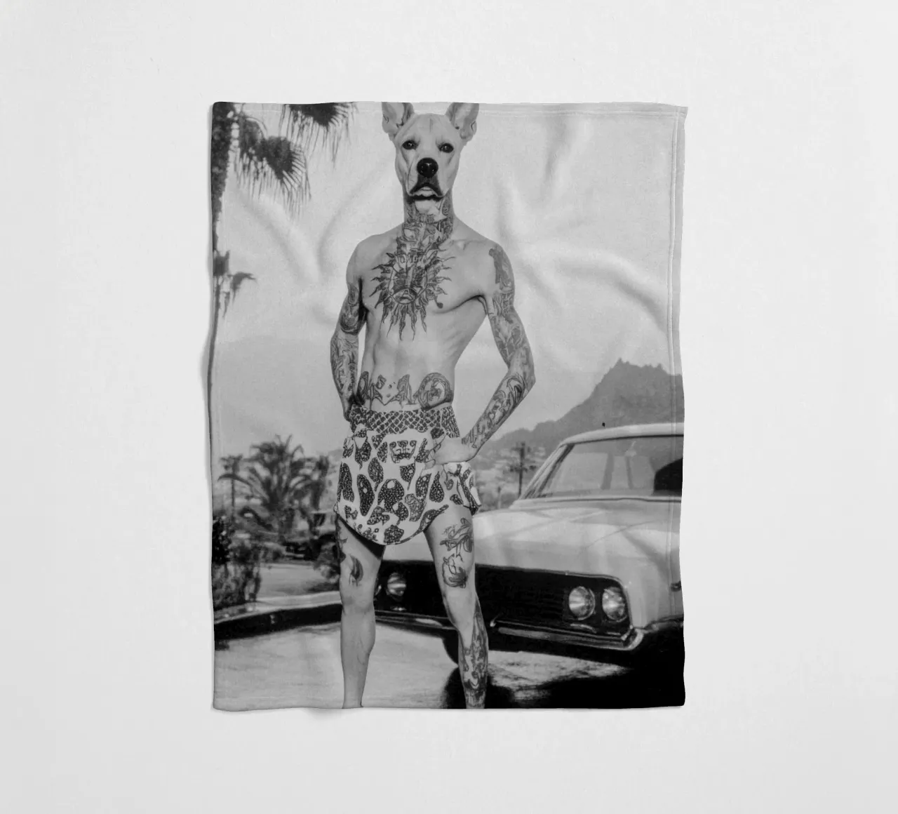 Luan fleecedeken van Affiches Chien Originales – Dogland