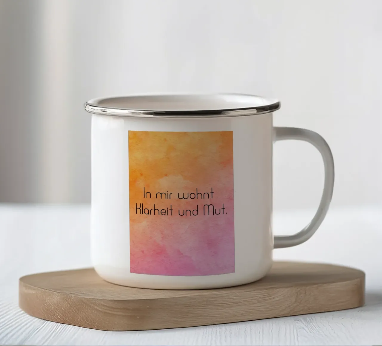 Klarheit und Mut tazza in smalto da AESTHETIC VIBES by Isabel