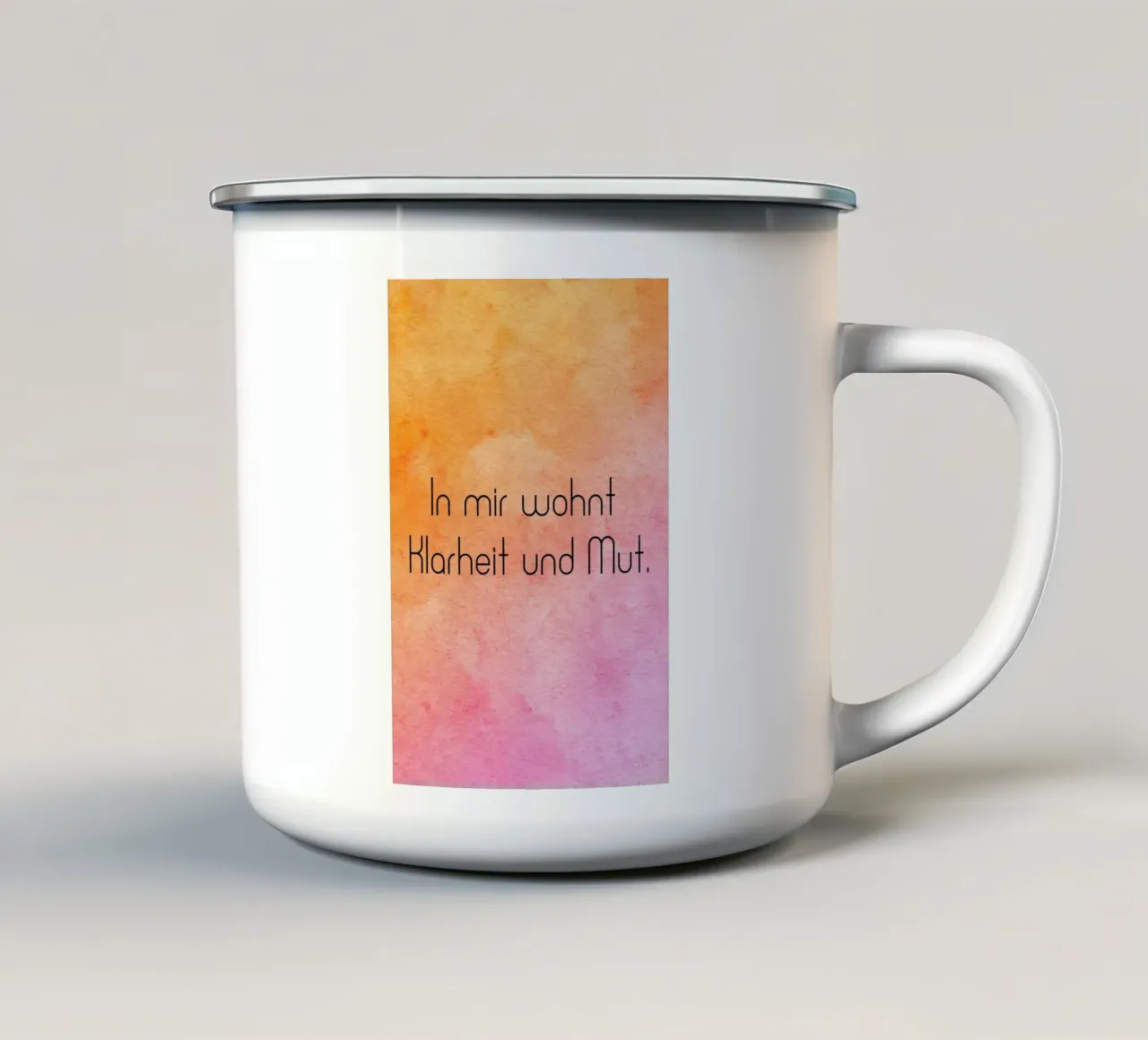 Klarheit und Mut tazza in smalto da AESTHETIC VIBES by Isabel