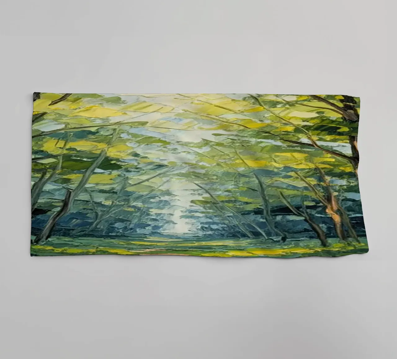 Sentiero per la radura incantata asciugamano da bagno da Artistic-shop