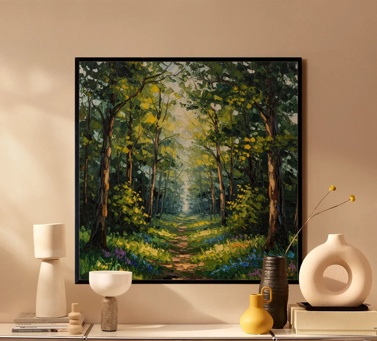 Sentiero per la radura incantata poster da Artistic-shop