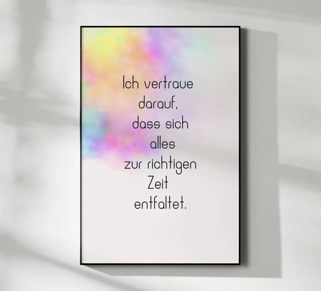 Vertrauen plexiglass da AESTHETIC VIBES by Isabel