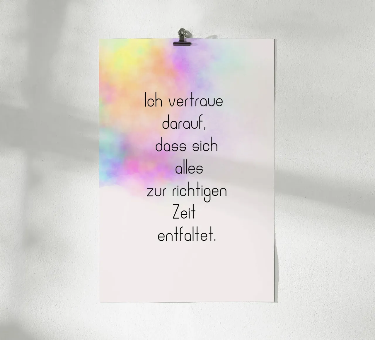 Vertrauen poster da AESTHETIC VIBES by Isabel