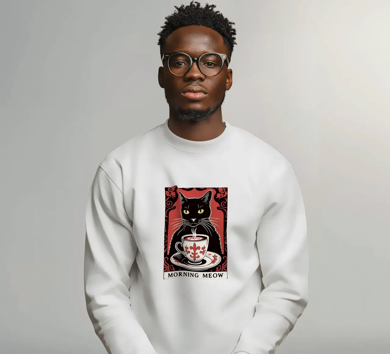 Miao mattutino felpa da Arjun