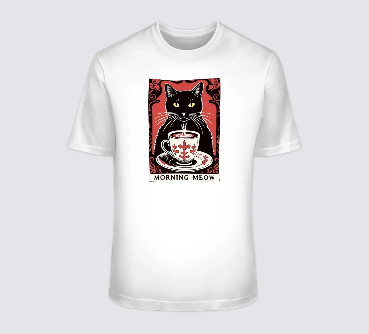 Miao mattutino t-shirt da Arjun