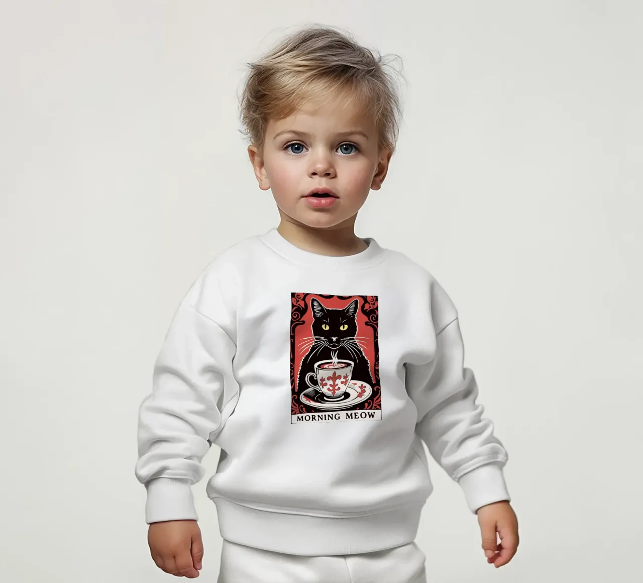 Miao mattutino felpa neonato da Arjun