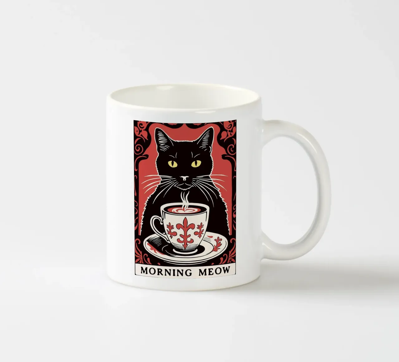 Miao mattutino tazza in ceramica da Arjun