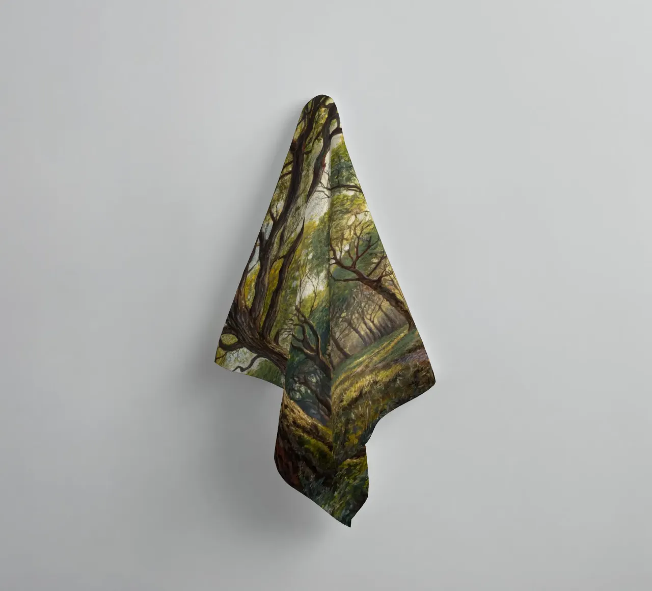 The Luminous Path towel by Artistic-shop