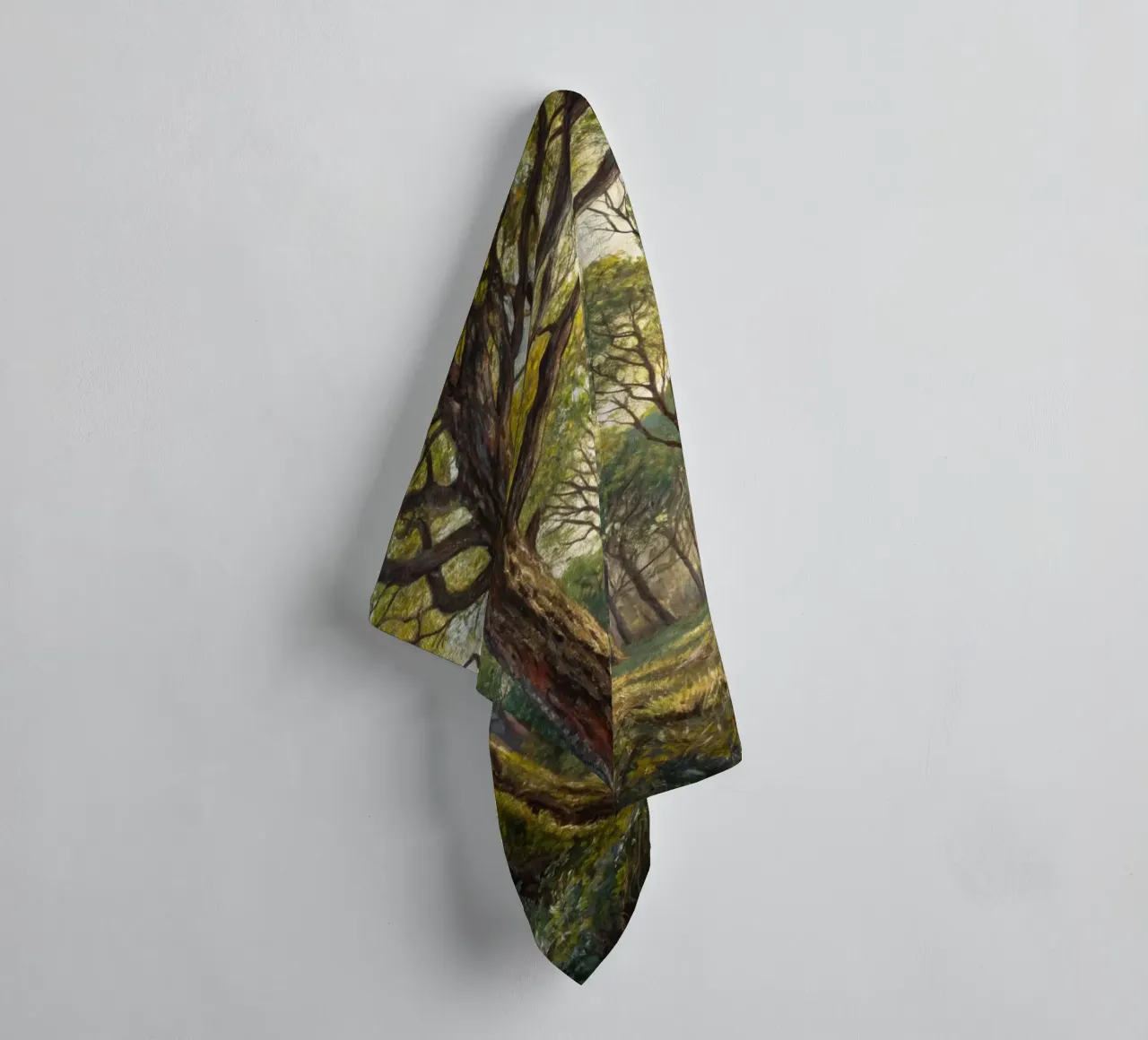 The Luminous Path towel by Artistic-shop