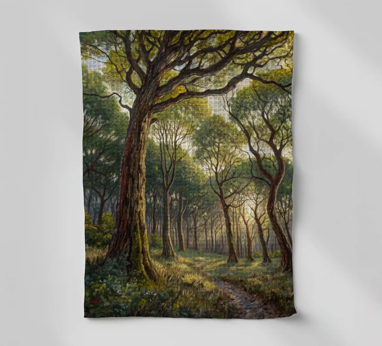 The Luminous Path tea towel by Artistic-shop