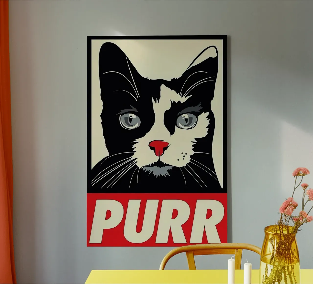 PURR tela con Cornice a cassetta da Arjun