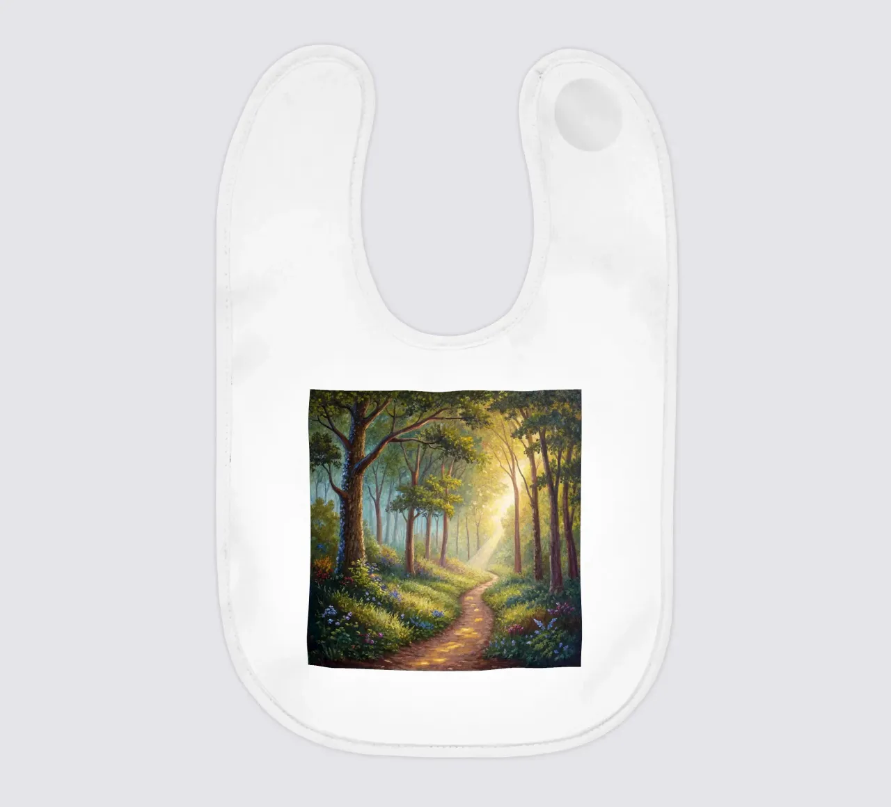 Sunlit Forest Path bavaglino da Artistic-shop