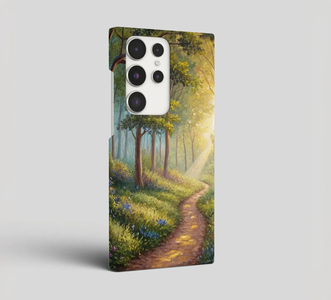 Sentiero forestale illuminato dal sole cover samsung da Artistic-shop