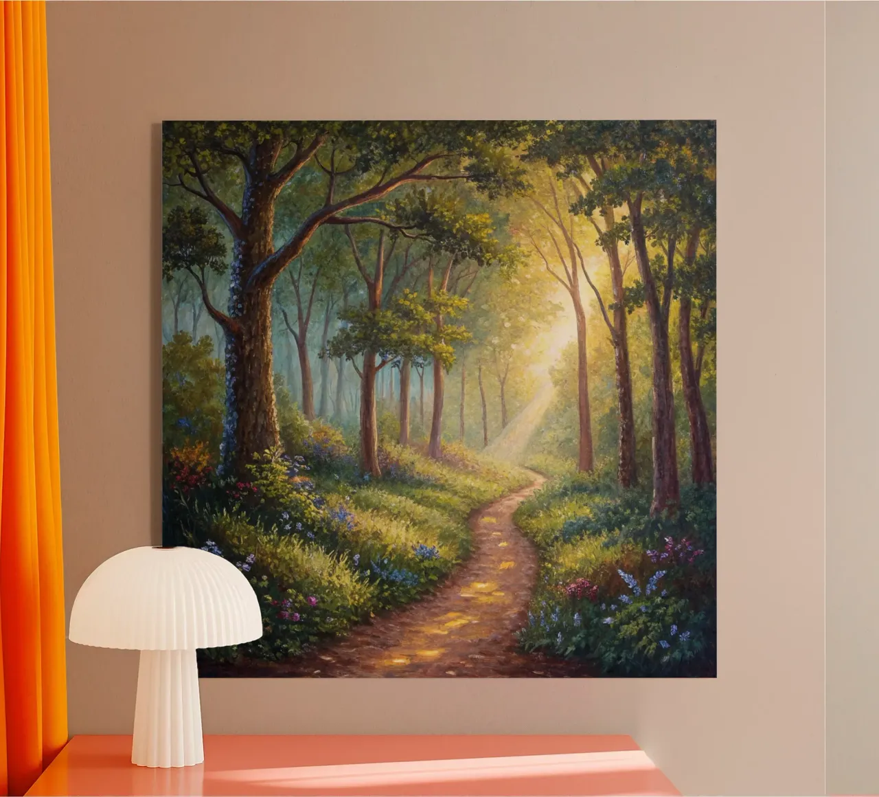 Sunlit Forest Path plexiglass da Artistic-shop