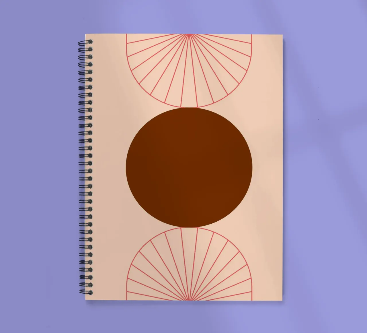 line circle minimal 01 spiral notebook by Creaton