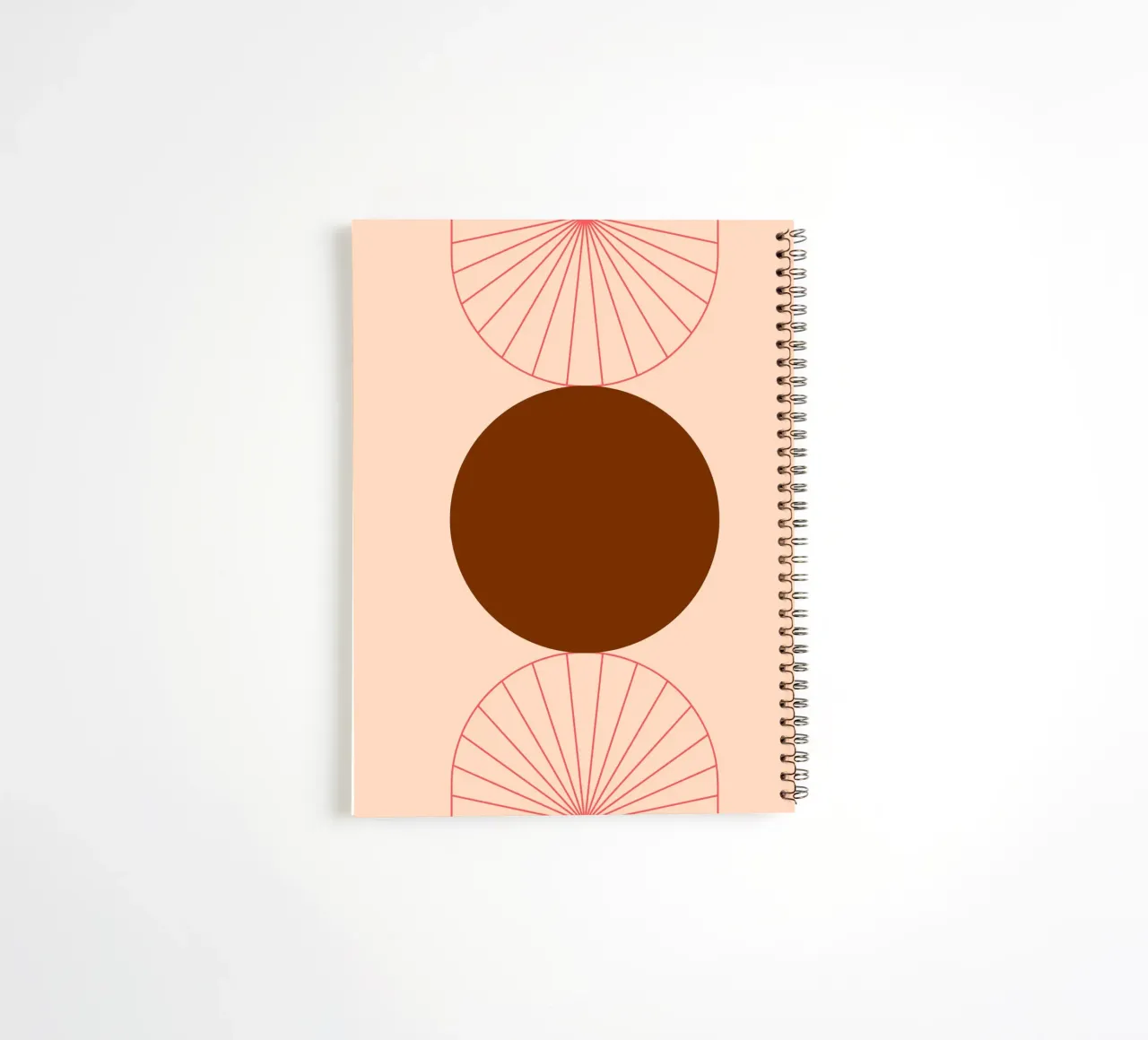 line circle minimal 01 spiral notebook by Creaton