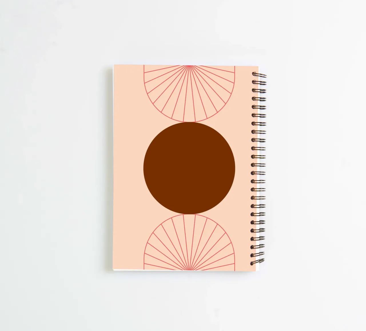 line circle minimal 01 spiral notebook by Creaton