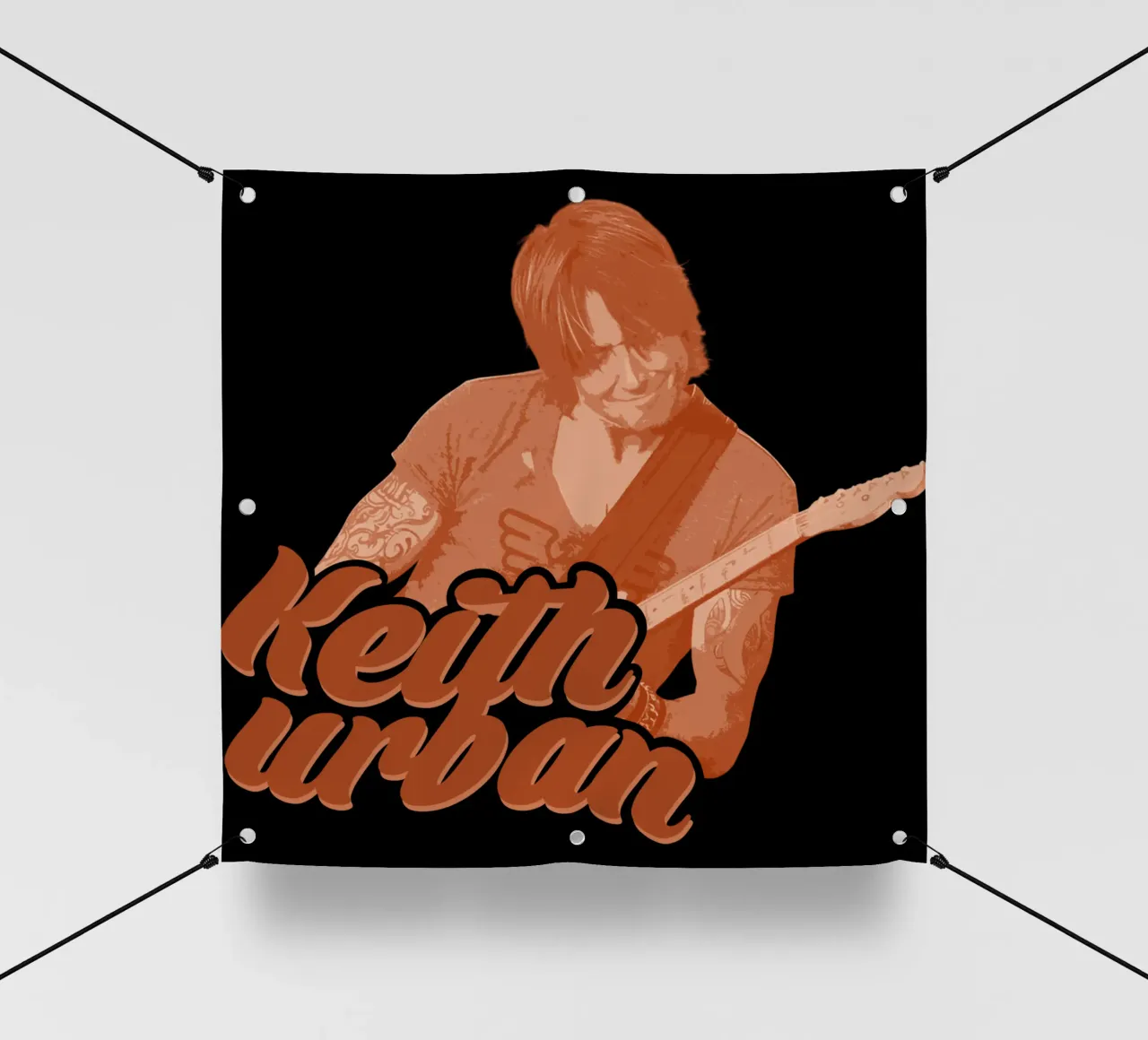 Keith Urban Pop Band telo in pvc da grass.studio_
