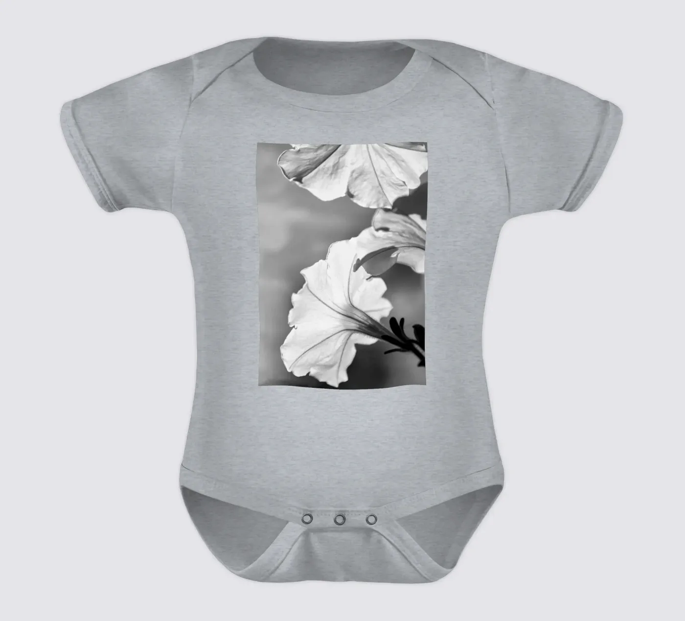 Flore 2 body bébé de rafael campezato - black and white
